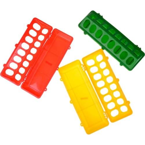 Plastic Pheasant feeding bucket Quality Chick Flip-Top Poultry Ground Feeder Chicken Poultry Feeder Trough Pigeon farming tool