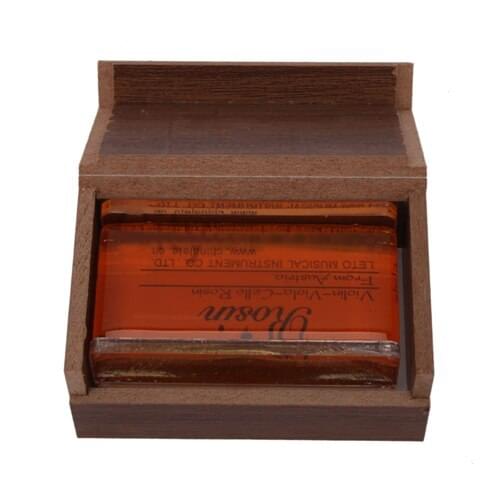 Luxurious LETO 8010 Cuboid Wooden Box Violin Viola Cello Bows Rosin