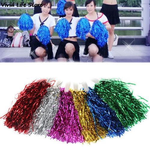 Competition Cheerleading Pom Poms Flower Ball Cheer Dance Sport Supplies Lighting Up Party Cheering Fancy Pom Poms 1PC