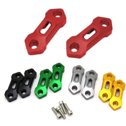 Universal Motorcycle Rearview Mirror Bracket Motocross Cafe Racer Rearview Mirror Screws Mount Extender Holder For Kawasaki