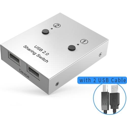 USB switcher print sharing 2 USB input 2 USB output device for printer