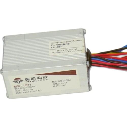 High Quality 24V 250W Brush DC motor controller E-bike/Toy Scooter Controller