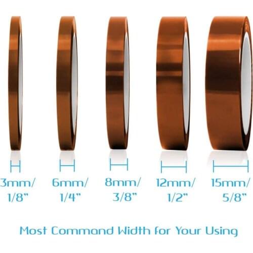 High Temperature Heat BGA Tape Thermal Insulation Tape Polyimide Adhesive Insulating adhesive Tape 3D printing Board protection