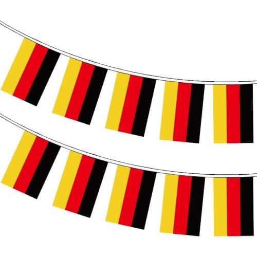 Xvggdg 20pcs/set Germany bunting flags Pennant String Banner Buntings Festival Party Holiday