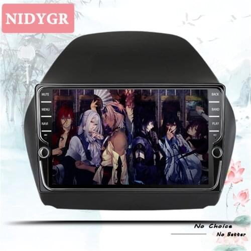 Octa Core IPS Android 10.0 RAM 4GB 2 din Car Radio For hyundai IX35 tucson 2011-2015 GPS Radio WIFI Bluetooth Map USB Audio