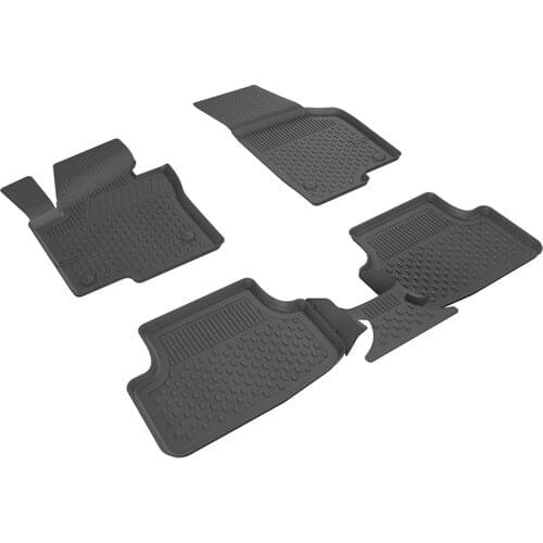 Roxform Car In-4.5D Mop Black Auto Mat Interior Accessories Tuning For VW Tiguan 2007 2008 2009 2010 2011 2012 2013 2014 2015