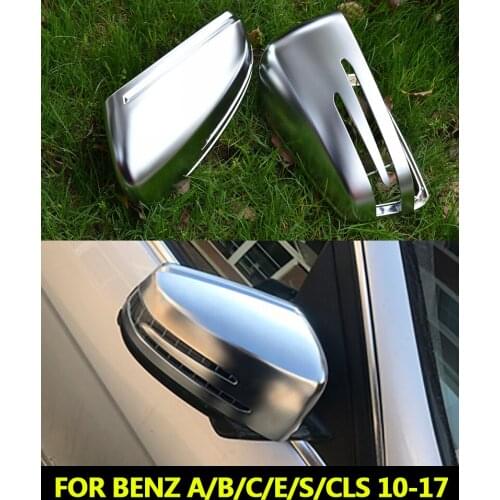 For BENZ A B C E S Class W176 W246 W204 W212 W221 CLA C117 Door Mirror Cover Cap Housing Wing Rear View Mirror Trim Casing
