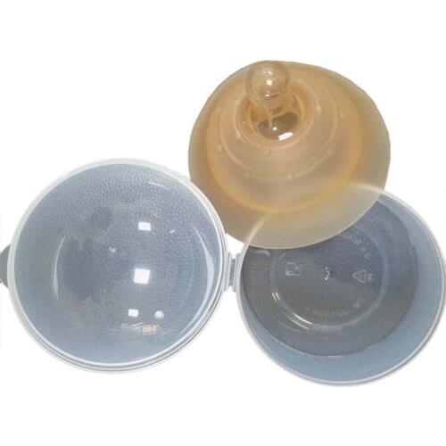 1 Set Double Layer Silicone Nipple Protector Breastfeeding Mother Breast Protection Pad Cap Shield Cover