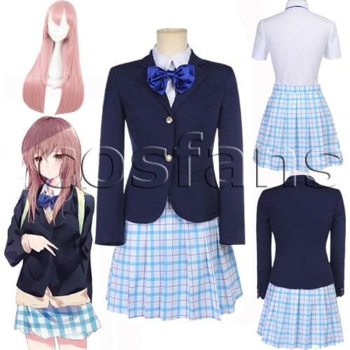 Anime A Silent Voice Shouko Nishimiya Shoko Cosplay Costume Japanese Anime The Shape Of Voice School Uniform Suit Outfit Clothes