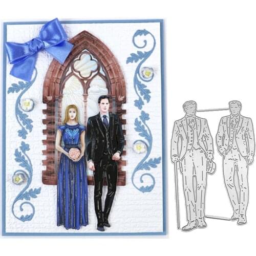 Julyarts The Grooms Best Man Metal Die Cut Craft Cutting Dies Card Making Stencil For DIY Scrapbook Paper Album for Handwork