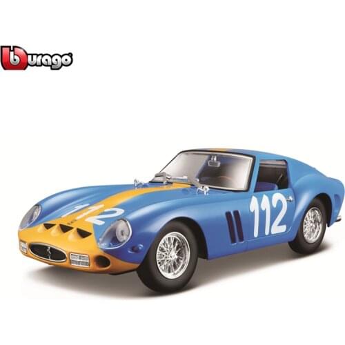 Bburago 1:24 Ferrari 250 GTO Car Model Die-casting Metal Model Children Toy Boyfriend Gift Simulated Alloy Car Collection