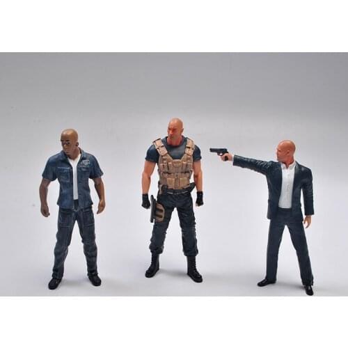 1/18 Scale Fast 8 Figure Model Movie Doll Static Sand Table Display Decoration Boy Gift Toy F Cars Scene Simulation