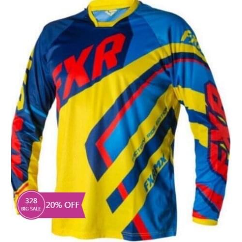 Enduro Jeresy Downhill Jersey MTB Offroad long Motocycle bike jerseys Racing Riding for Men T Shirt DH MX FXR DH MTB