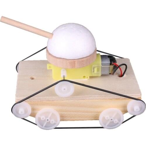 Scientific experiment set toys, childrens science, technology, physical equipment creative handmade materials, diy tank cars