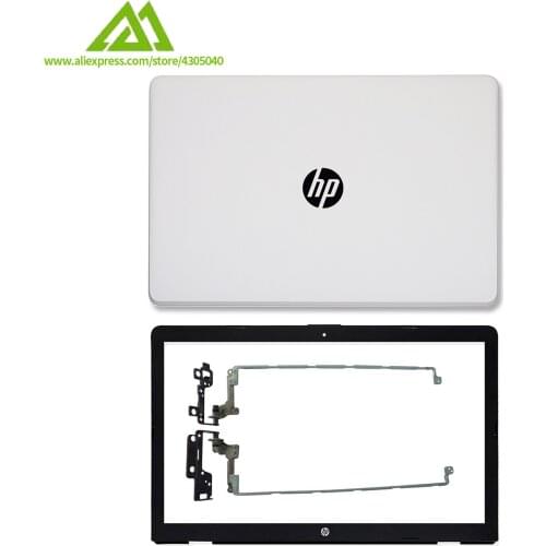 New Laptop LCD Back Cover/LCD Front Bezel/Hinges For HP 17-BS 17-AK 17-BR Series White