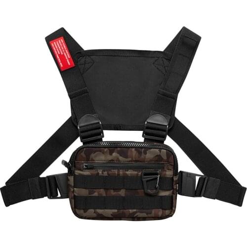 New chest equipment mens bag leisure function outdoor style multifunctional tactical backpack street waist bag male waist bag