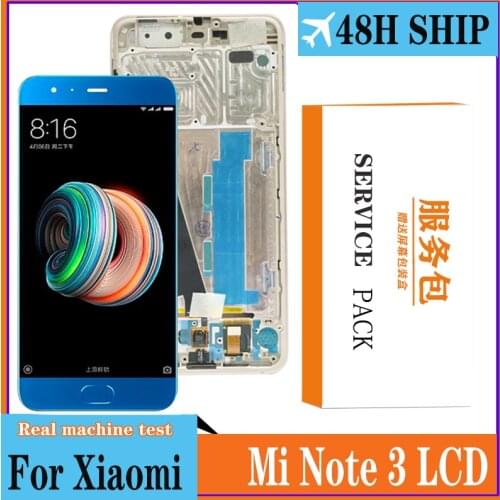 Original Screen for Xiaomi Mi Note 3 LCD Display Digitizer Assembly Touch Display Apply to Xiaomi Mi Note 3 MCE8 Repair Parts