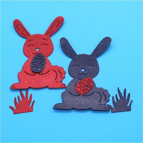 Easter Rabbit Animal Dies for Scrapbooking Knives Embossing Stencil Cutting Dies Metal Scrapbook Set Templates Notebook Craft