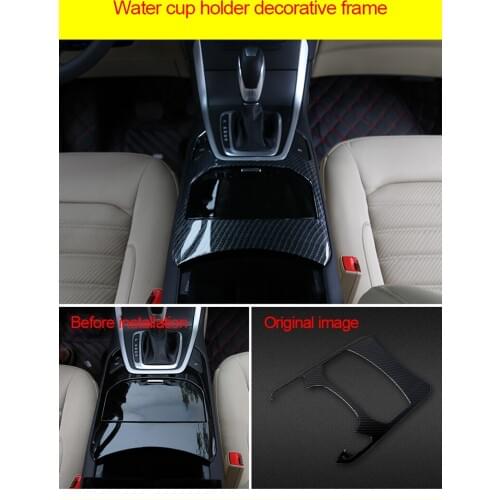 Cupboard Frame For Ford Edge Abs Carbon Fiber 2015 2016 2018 1pc Chrome 2017
