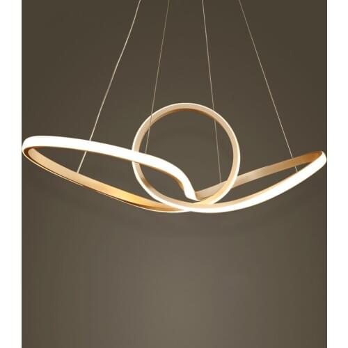 Led dining room lamp pendant lights simple and modern acrylic light home bedroom creative personality lamp bar living room lamps