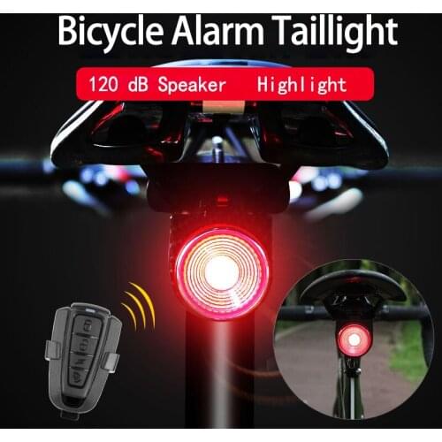 Bike Rear Tail LED Charging Light LED Bicycle Waterproof USB Indicator Wireless Remote MTB Road Cycling Safety Warning Lamp