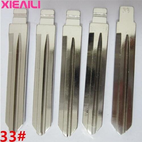 XIEAILI 20Pcs/lot 33# Metal Blank Uncut Flip KD Remote Key Blade For Hyundai Sonata NF S195