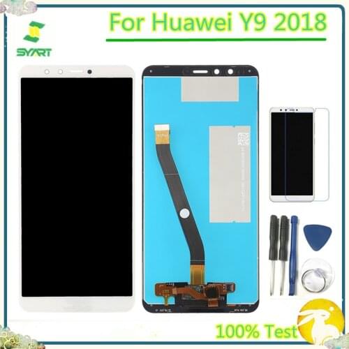 LCD SCREEN FOR HUAWEI Enjoy 8 Plus LCD Display 5.93" LA-L22 FLA-LX Digitizer Assembly Replacement For Huawei Y9 2018 Touch Scree