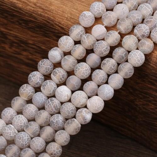 4-12MM Natural Weathering Stone Beads For Jewelry Making Diy Bracelet Necklace
