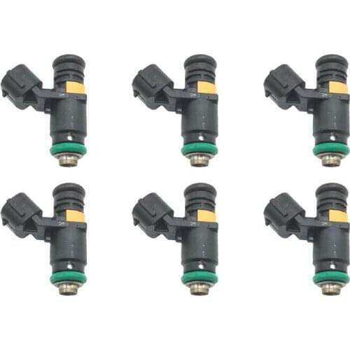 6Pcs Fuel Injector for Volkswagen Passat 3C Polo Skoda Roomster Seat Ibiza OEM 03C906031