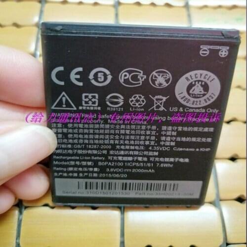 Good quality BOPA2100 B0PA2100 Battery For HTC Desire 310 310W D310T Cellphone Bateria 2000mAh with phone stander