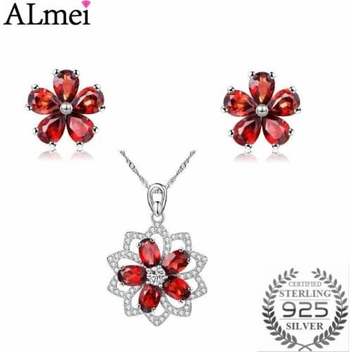 Almei Sets With Precious Stones