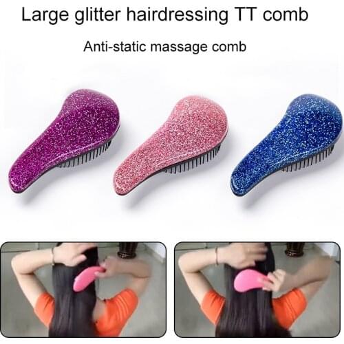 Anti-static detangling hair brush comb for adults and children without knots and tangles for dry damp hair Scalp massage