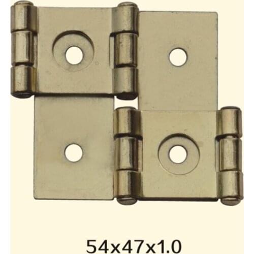 Freeshipping 54*47*1mm Iron Metal Hinge Sewing Machine Folding Table Furniture Flip Tray Hinges Big Door Hinges