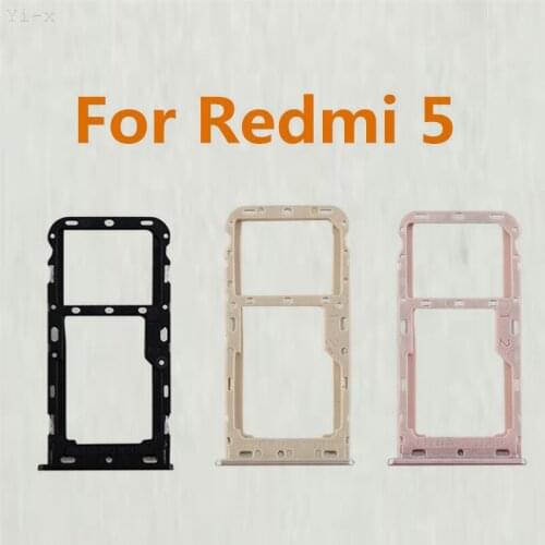 SIM Card Tray Holder Micro SD Card Slot Holder Adapter for Xiaomi Redmi 5 hongmi 5