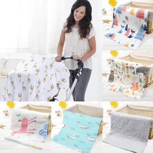 Baby Swaddles Baby Accessories Newborn Blankets Cotton Soft Bath Muslin Gauze Infant Sleepsack Bebes Accesorios Recien Nacido