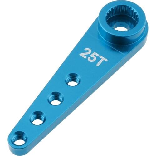 Long Aluminum 25T Servo Horn Steering Arms for Futaba Savox Power HD HSP Himoto JX Motors Accessories 1/8 1/10 Scale Models Car