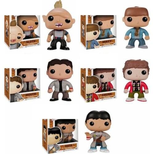 NEWest Arrival the Goonies Sloth #76 Mikey #77 Mouth #78 Chunk #79 Data #80 Vinyl Action Figures Model Toys for Children Gifts