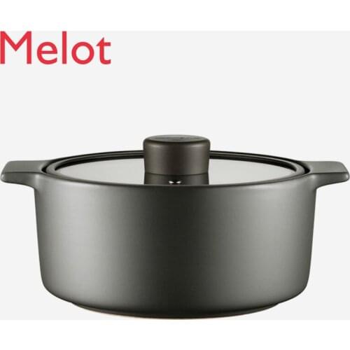 Casserole/Stewpot Soup Pot Claypot Rice Household Ceramic Pot Open Fire Gas Heat Resistant Casserole Ceramic Pot