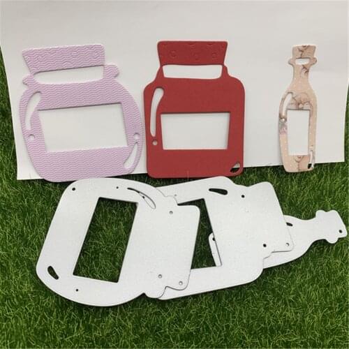 3pcs Wish bottle Candy Cans Metal Cutting Dies Stencils For DIY Scrapbooking Decorative Embossing Handcraft Die Cutting Template