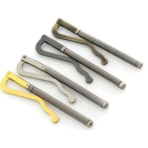 1pcs Metal Spring Cash Clip Fashion Simple Money Clamp Holder Portable Money Clip Wallet Purse for Pocket Metal Money Holder