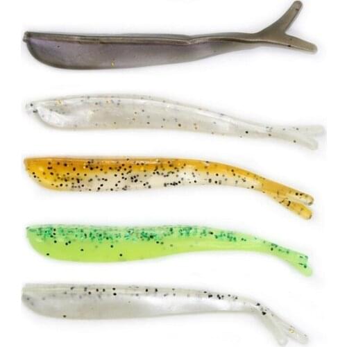 5 Pcs/Set Soft Lure 8cm/2g Fishing Artificial Sinking Pesca Bait Swivels Carp Silicone Fishing Lure L15