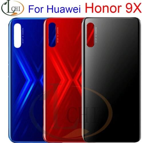 New Original For Huawei Honor 9X Pro Battery Cover Glass Rear Door Case For Honor 9X Battery Cover For Honor 9X Back Cover