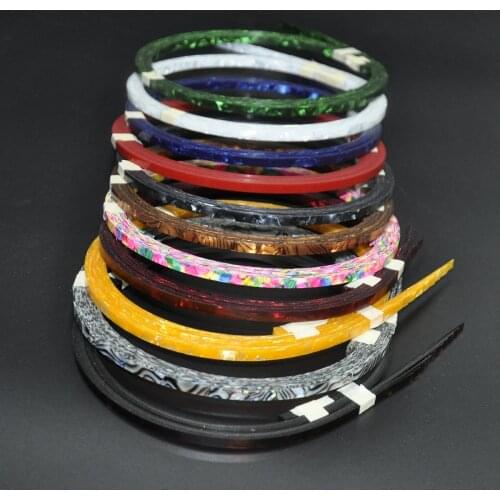 Wholesale 100Pcs Luthier Purfling Binding Strip Marquetry inlay Guitar Builder Celluloid Strip 5mmx1000mm