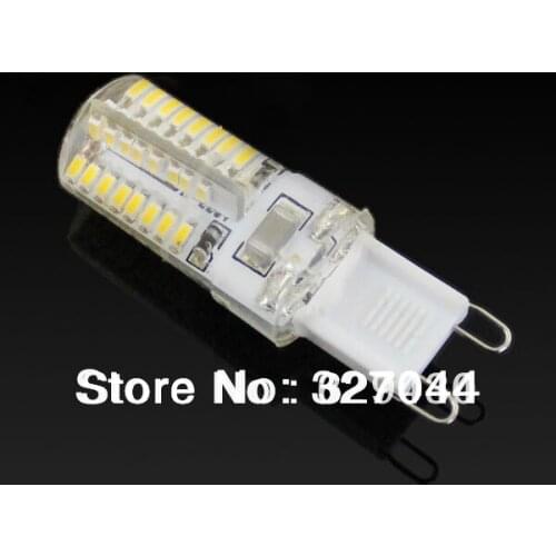 Wholesale - High Lumen White Warm White 360degree 220V -240v 64 Smd 3014 Lamp 7w G9 Led Bulb 10pcs/lot