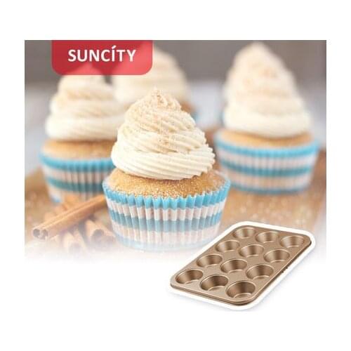 Plate Gold Cake Decorating Tools Carbon Steel Non Stick Baking Mold Flower Donuts Cookie Para Hornear Kitchen Accessories EH50CT