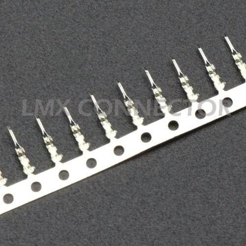 100PCS Micro JST 1.25mm Connector Wire to Wire Type Male Termianls Pins