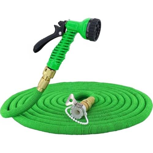 25ft-150ft High Pressure Garden Hose Telescopic Watering Hosemagic Flexible Hose Nozzle Flush Hose Suitable For Outdoor Clean