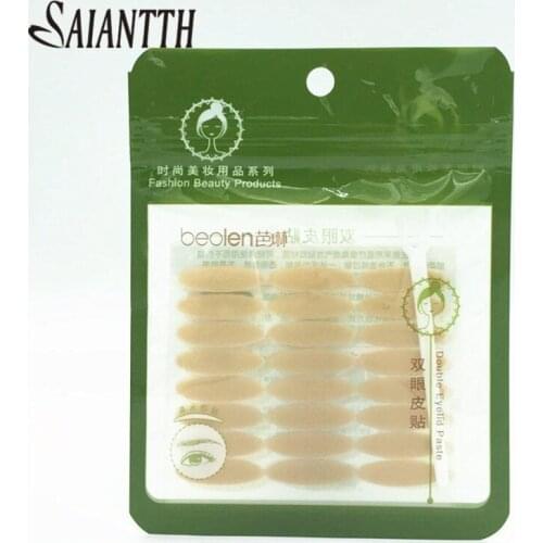SAIANTTH Double eyelid stickers free glue lace olive eyelid Paste invisible mesh women beauty makeup stikers eyelid tap beauty