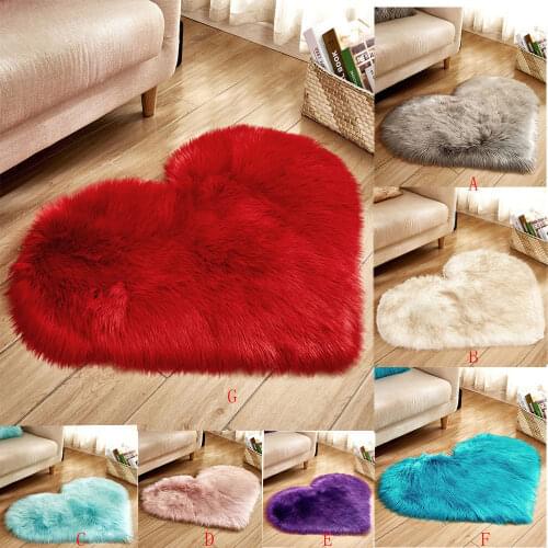Wool Imitation Sheepskin Rugs Faux Fur Non Slip Bedroom Shaggy Carpet Living Room Mats tappeto cucina round rug alfombras