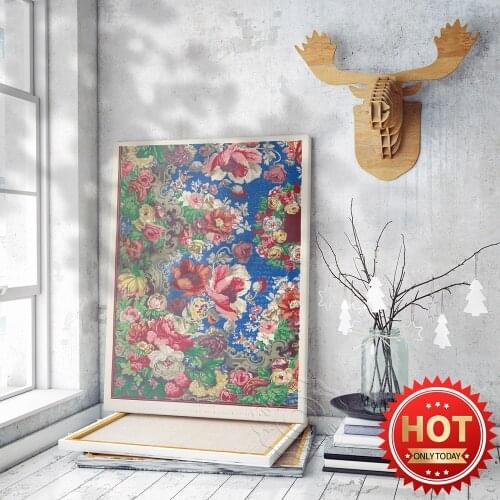Matthew Digby Wyatt Vintage Art Flower Poster, Matthew Retro Style Home Decor Wall Stickers, Wyatt Craft Fine Arts Board Prints